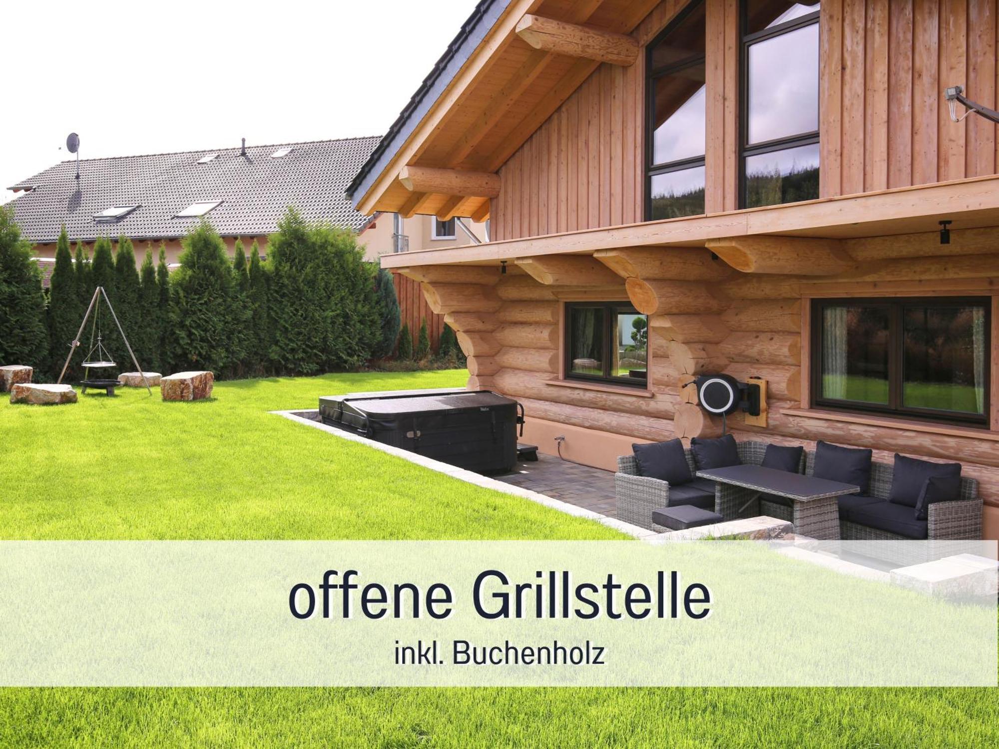 Natur-Chalet Zum Nationalpark Marie-Luise Inkl E-Auto Allenbach Buitenkant foto